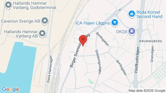 Apartments for rent i Varberg - kort over placeringen