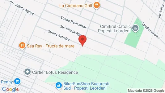Apartments for rent i Popeşti-Leordeni - kort over placeringen