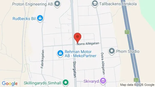 Apartments for rent i Vaggeryd - kort over placeringen