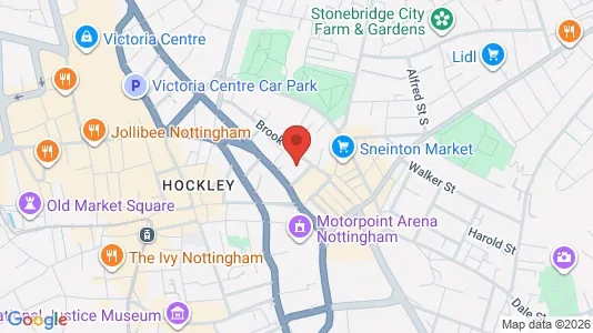 Apartments for rent in Nottingham - Nottinghamshire - Photo from Google Street View