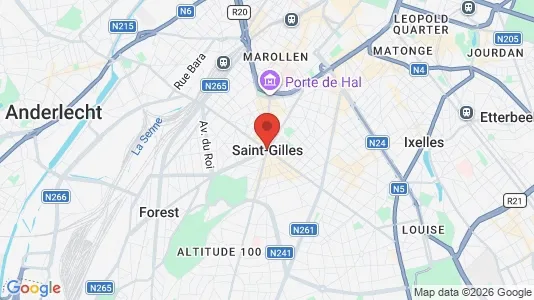 Apartments for rent in Brussels Sint-Gillis - Photo from Google Street View