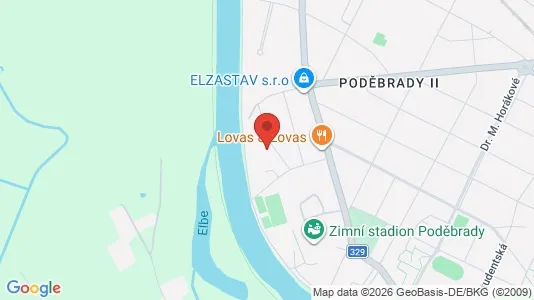 Apartments for rent i Nymburk - kort over placeringen