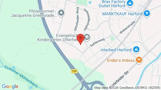 Apartments for rent i Herford - kort over placeringen
