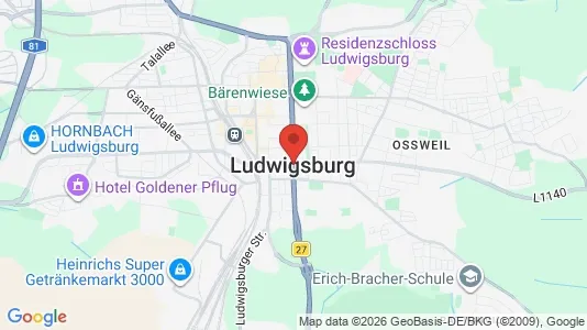 Apartments for rent in Ludwigsburg - Photo from Google Street View