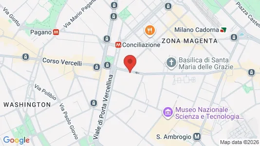 Apartments for rent i Milano Zona 1 - Centro storico - kort over placeringen