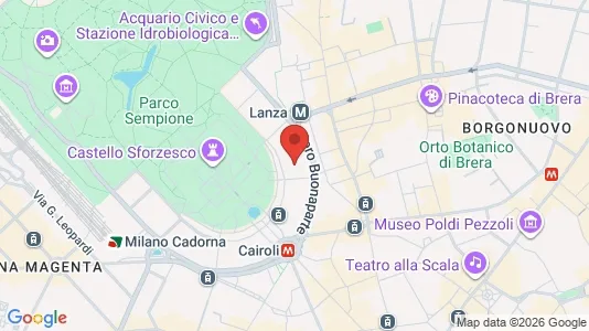 Apartments for rent i Milano Zona 1 - Centro storico - kort over placeringen