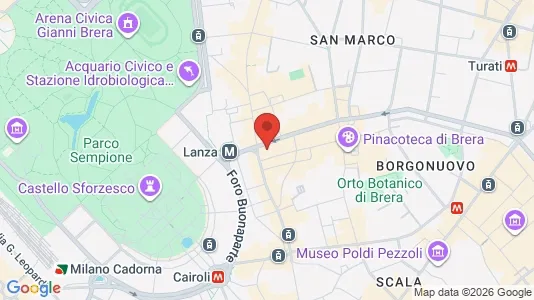 Apartments for rent i Milano Zona 1 - Centro storico - kort over placeringen