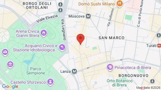 Apartments for rent i Milano Zona 1 - Centro storico - kort over placeringen
