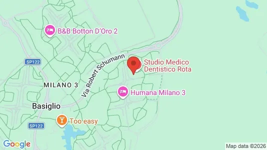 Apartments for rent i Basiglio - kort over placeringen