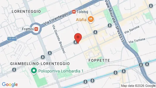 Apartments for rent i Milano Zona 6 - Barona, Lorenteggio - kort over placeringen