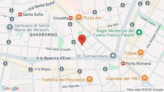 Apartments for rent i Milano Zona 1 - Centro storico - kort over placeringen