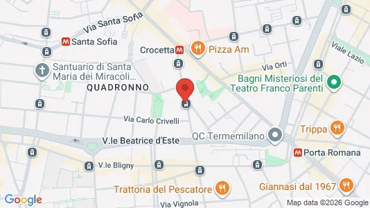 Apartments for rent i Milano Zona 1 - Centro storico - kort over placeringen