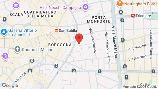 Apartments for rent i Milano Zona 1 - Centro storico - kort over placeringen