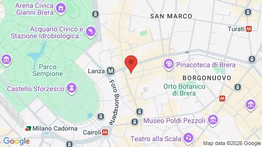 Apartments for rent i Milano Zona 1 - Centro storico - kort over placeringen