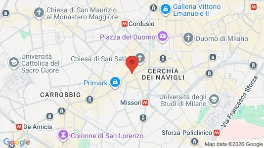 Apartments for rent i Milano Zona 1 - Centro storico - kort over placeringen