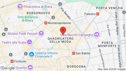 Apartments for rent i Milano Zona 1 - Centro storico - kort over placeringen