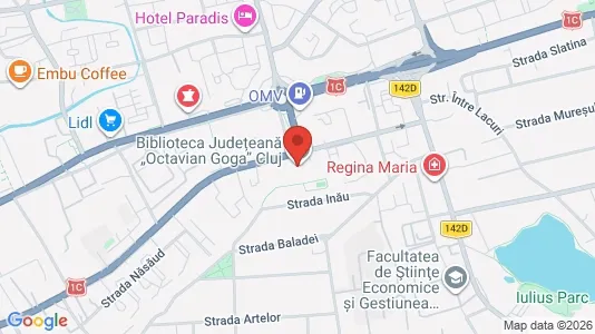 Apartments for rent i Cluj-Napoca - kort over placeringen