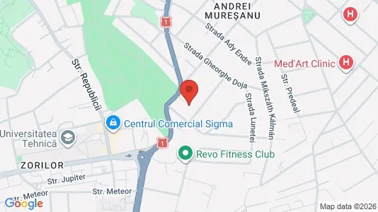 Apartments for rent i Cluj-Napoca - kort over placeringen