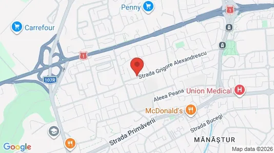 Apartments for rent i Cluj-Napoca - kort over placeringen