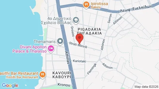 Apartments for rent i Glyfada - kort over placeringen