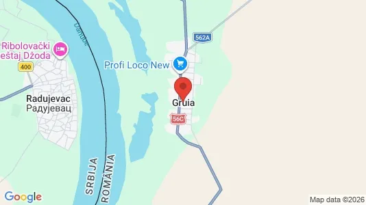 Houses for rent i Gruia - kort over placeringen