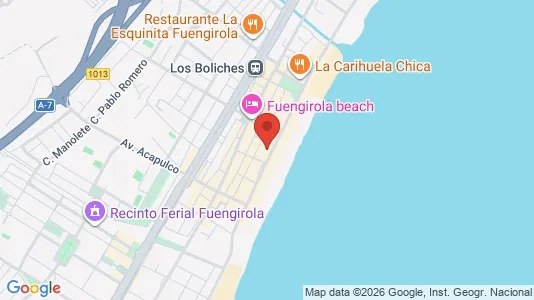 Apartments for rent i Málaga - kort over placeringen