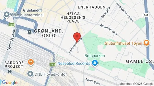 Rooms for rent i Oslo Gamle Oslo - kort over placeringen