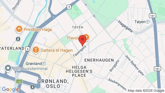 Rooms for rent i Oslo Gamle Oslo - kort over placeringen