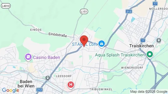 Apartments for rent i Pfaffstätten - kort over placeringen