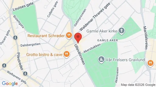Rooms for rent i Oslo St. Hanshaugen - kort over placeringen