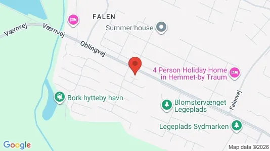 Apartments for rent i Hemmet - kort over placeringen