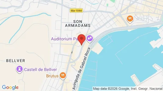 Apartments for rent i Palma de Mallorca - kort over placeringen