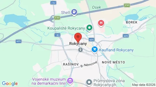 Apartments for rent in Rokycany - Photo from Google Street View