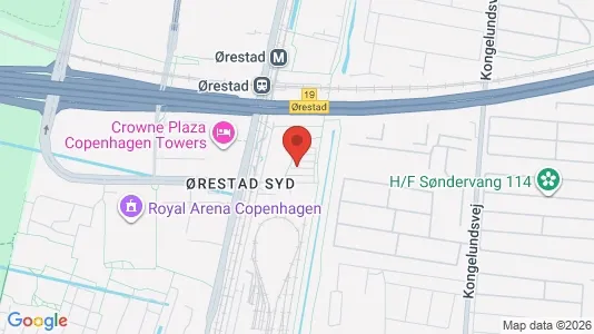 Apartments for rent i Copenhagen S - kort over placeringen