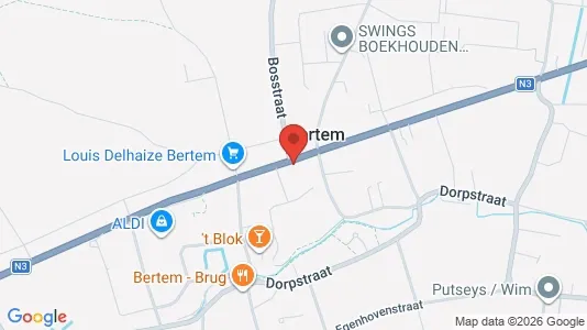 Apartments for rent i Bertem - kort over placeringen