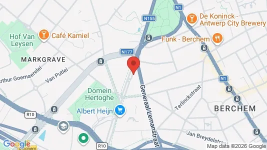 Apartments for rent i Stad Antwerp - kort over placeringen