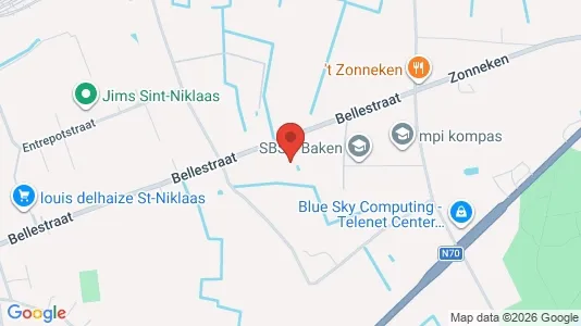 Apartments for rent i Sint-Niklaas - kort over placeringen