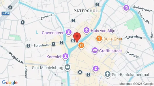 Apartments for rent i Stad Gent - kort over placeringen