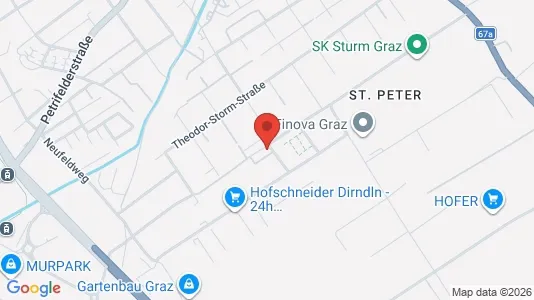 Apartments for rent i Graz - kort over placeringen