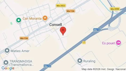 Apartments for rent i Consell - kort over placeringen