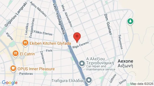 Apartments for rent i Glyfada - kort over placeringen
