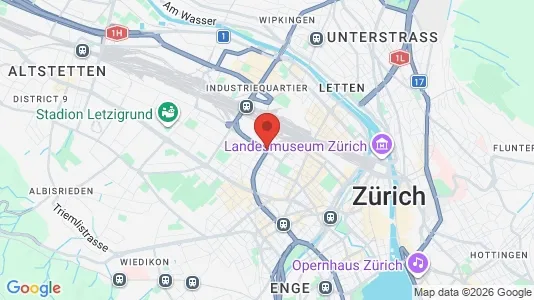 Apartments for rent in Zürich Distrikt 4  - Aussersihl - Photo from Google Street View