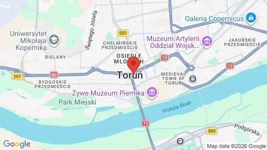 Rooms for rent in Toruń - Photo from Google Street View