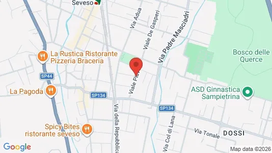 Apartments for rent i Seveso - kort over placeringen