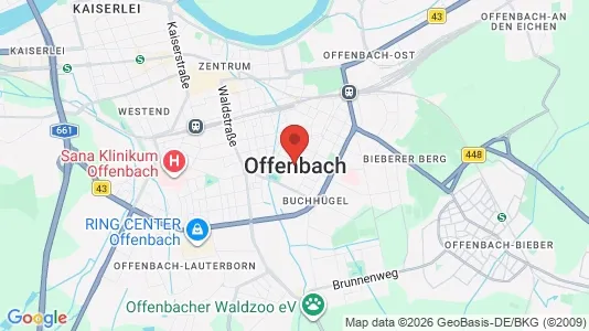 Apartments for rent in Offenbach am Main - Photo from Google Street View