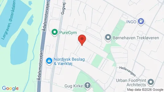 Apartments for rent i Aalborg SØ - kort over placeringen