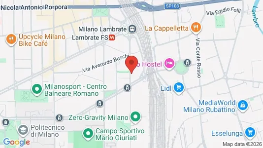 Rooms for rent i Milano Zona 3 - Porta Venezia, Città Studi, Lambrate - kort over placeringen