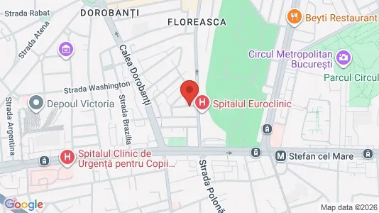 Apartments for rent i Bucharest - Sectorul 1 - kort over placeringen