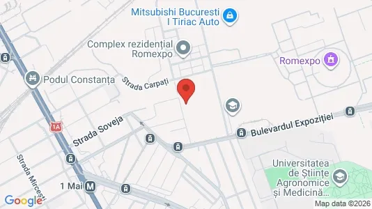 Apartments for rent i Bucharest - Sectorul 1 - kort over placeringen