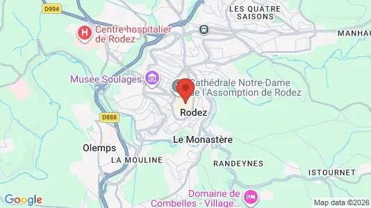 Apartments for rent in Rodez - Photo from Google Street View